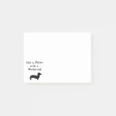 Post-it® La vie est meilleure avec un teckel (Devant)