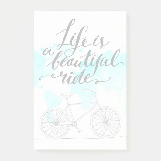 Post-it® La vie est un beau bleu de tour (Devant)