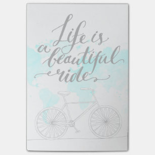 Post-it® La vie est un beau bleu de tour
