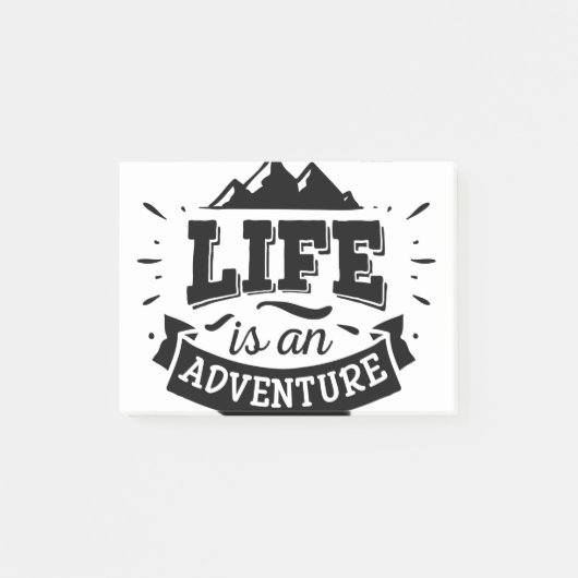 Post-it® La vie est une aventure (Devant)