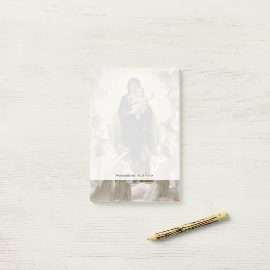 Post-it® La Vierge avec Angels, 1900 (Sur un bureau)