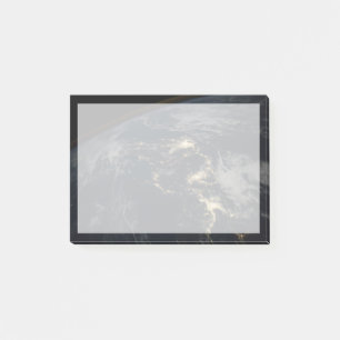 Post-it® La Ville Éclairait Le Japon La Nuit.