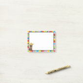 Post-it® Laboratoire de chocolat de fiesta (Sur un bureau)