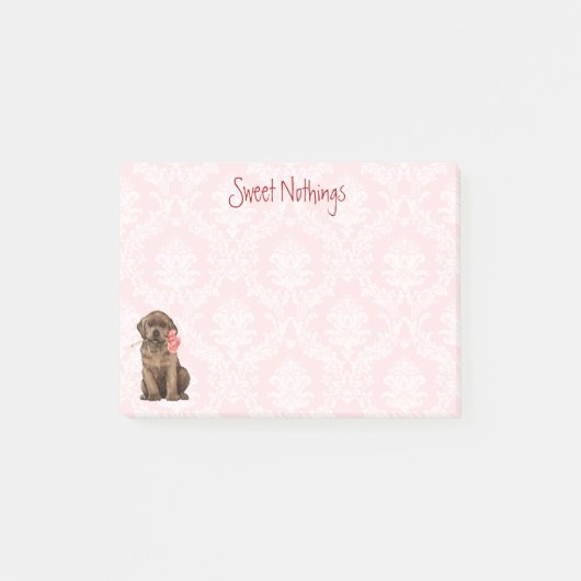 Post-it® Laboratoire rose de chocolat de Valentine (Devant)