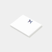 Post-it® Labradoodle Chien race Silhouette Colorado Drapeau (Incliné)