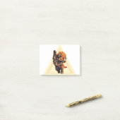 Post-it® Labradoodle mignon (Sur un bureau)
