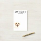 Post-it® Labrador Lover (Sur un bureau)