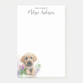 Post-it® Labrador Retriever Chien Personnalisé Cute Chien (Devant)