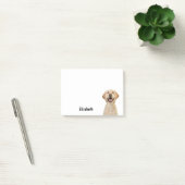 Post-it® Labrador Retriever Drôle Nom Personnalisé (Bureau)