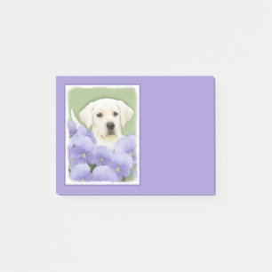 Post-it® Labrador Retriever Puppy Painting Original Chien A