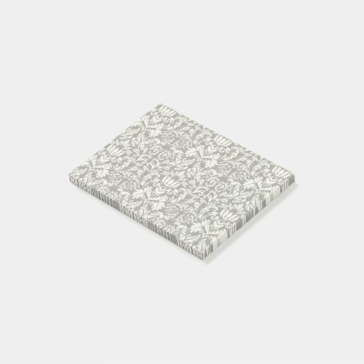 Post-it® Lace noir blanc Damas Brocade (Incliné)