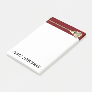 Post-it® Lacrosse personnalisé