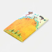 Post-it® LADY IN YELLOW Mardi Gras Masquerade Ball Masques (Incliné)