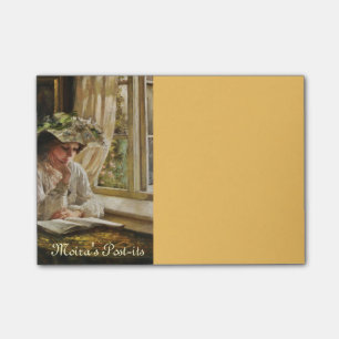 Post-it® Lady Lecture par une fenêtre