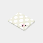 Post-it® Ladybug, coccinelle mignonne, coccinelle rose, coc (Incliné)