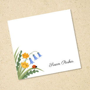 Post-it® Ladybug floral Bluebells Buttercup Stick