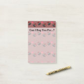 Post-it® Ladybug Love (Motif) (Sur un bureau)