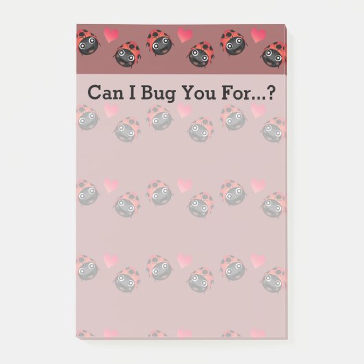 Post-it® Ladybug Love (Motif) (Devant)