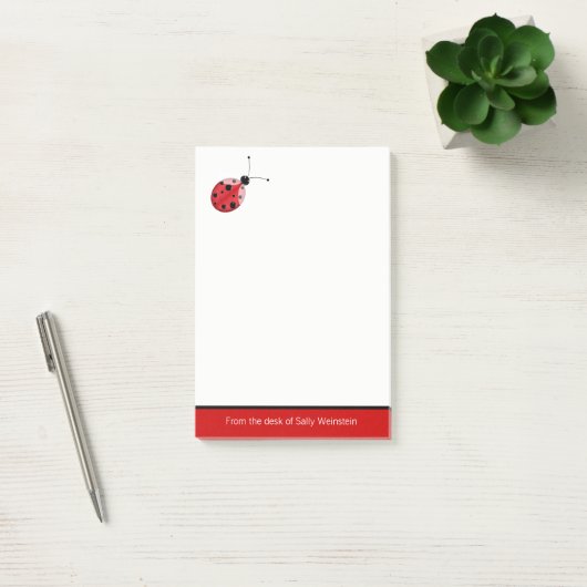 Post-it® Ladybug Post It Note Pad (Bureau)