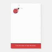 Post-it® Ladybug Post It Note Pad (Devant)