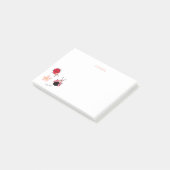 Post-it® Ladybugs et fleurs (Incliné)