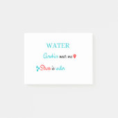 Post-it® L'Aérobic de l'eau près de moi (Devant)