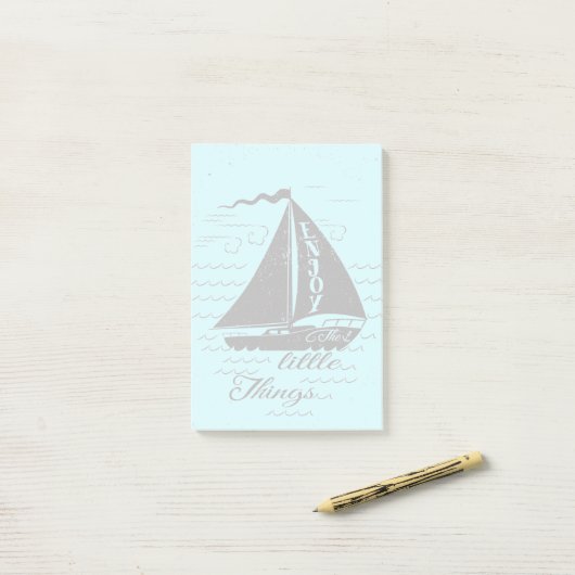 Post-it® L'affiche des petites choses (Sur un bureau)