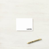 Post-it® LAGOM. Post-It (Sur un bureau)