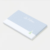 Post-it® Laisser neiger un arbre d'hiver minuscule Ice Blue (Incliné)