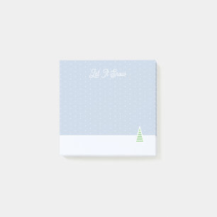 Post-it® Laisser neiger un arbre d'hiver minuscule Ice Blue