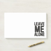 Post-it® Laissez-moi seule confidentialité (Sur un bureau)