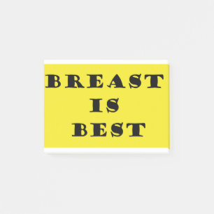 Post-it® L'allaitement est le meilleur