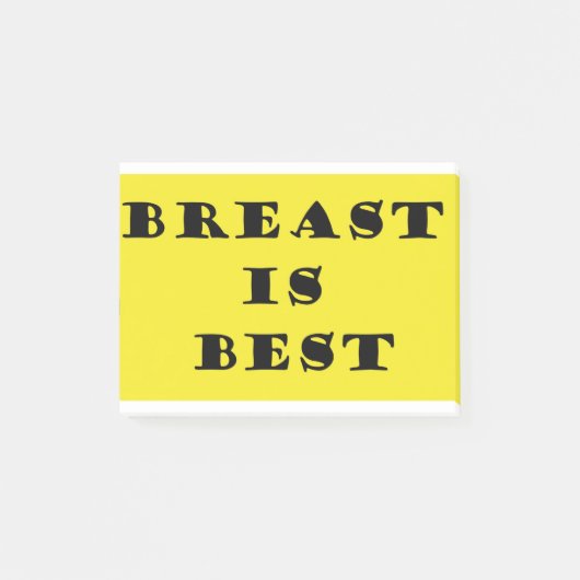 Post-it® L'allaitement est le meilleur (Devant)
