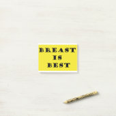 Post-it® L'allaitement est le meilleur (Sur un bureau)