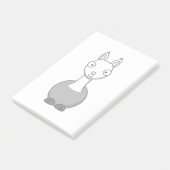 Post-it® Lama adorable de bande dessinée (Incliné)
