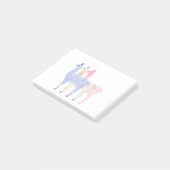 Post-it® Lama d'arc-en-ciel (Incliné)