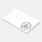Post-it® L'amour autour des langues du monde (Incliné)