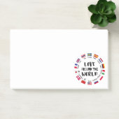 Post-it® L'amour autour des langues du monde (Bureau)