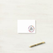 Post-it® L'amour autour des langues du monde  (Sur un bureau)
