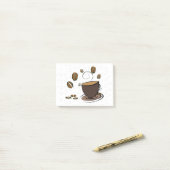 Post-it® L'amour du café (Sur un bureau)