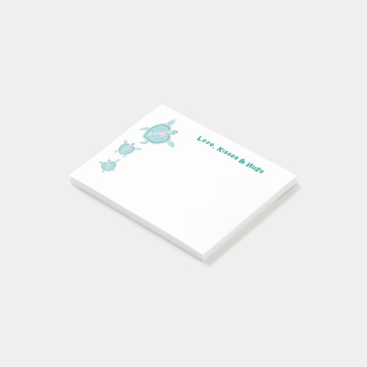 Post-it® L'amour, embrasse et étreint (Incliné)