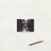 Post-it® L'amour entre une mère et une fille connaît (Sur un bureau)