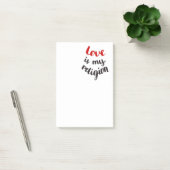 Post-it® L'amour est ma religion (Bureau)
