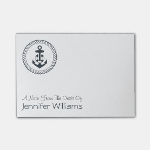 Post-it® L'Ancre mignonne   ajoutent votre nom