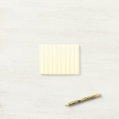 Post-it® Landes de bonbons jaune et blanc citron (Sur un bureau)