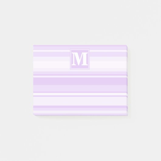 Post-it® Landes lilas monogrammes (Devant)
