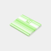 Post-it® Landes vertes de chaux monogrammes (Incliné)