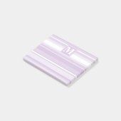 Post-it® Landes violettes de chardon monogramme (Incliné)
