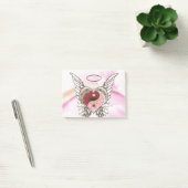 Post-it® L'ange de coeur de Yin Yang s'envole l'aquarelle (Bureau)