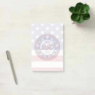 Post-it® L'anniversaire des 250 ans de l'Amérique avec le d